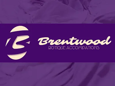 Brentwood Hotel branding design logo typography