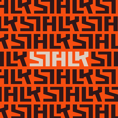 Stalk Hunt Essentials branding design font hunting logo design outdoors pattern type wordmark