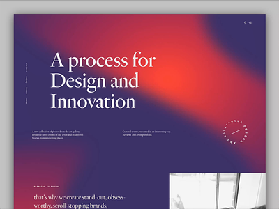 Gradient Website design interface product service startup ui ux web website