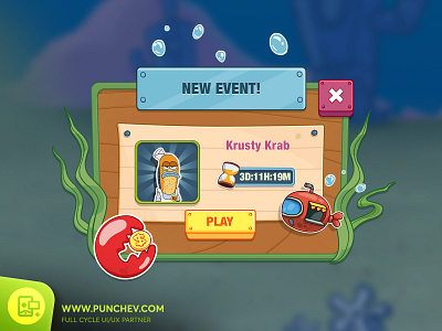 SpongeBob: Krusty Cook-Off UI functionalui gameui gameuidesign mobilegameui