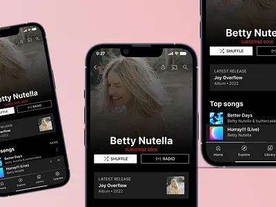 Youtube Music Design app design design mobile design music app pr product design ui user interface