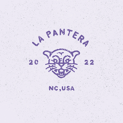 La Pantera (the panther) big cat cat cougar feline hand drawn high school mascot illustration la pantera mascot nc pantera panther panthers procreate puma wild cat