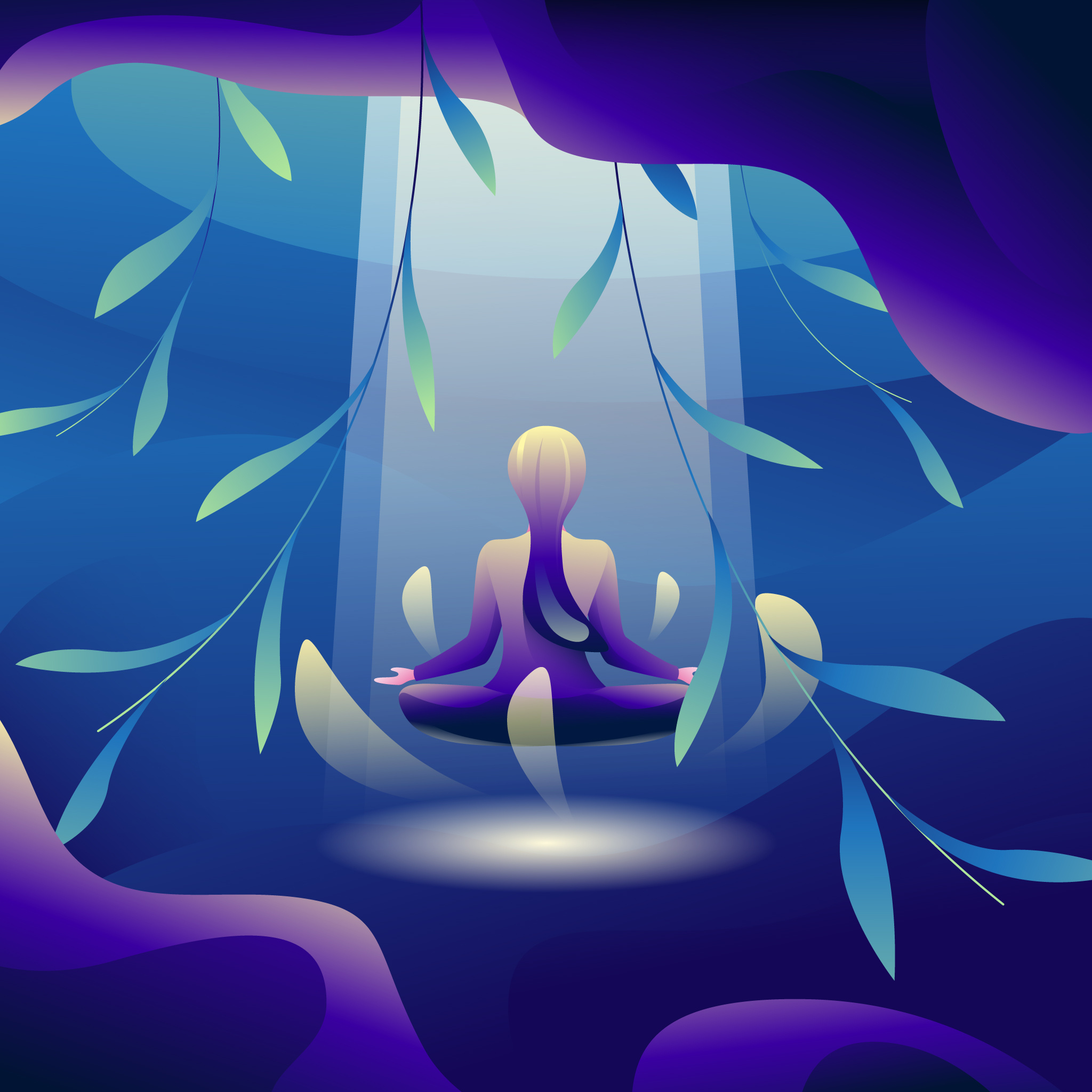 Example of Wellness & Nature Gradient Scenes 