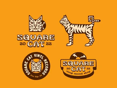 Record shop branding badge branding design graphic design illustration logo typography vector