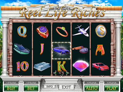 Splash screen animation of the winnings spin gambling art gambling design game animation game art game design illustration motion design motion graphics rich life riches symbols slot animation slot design slot game art slot game design slot game winnings slot machine spin animation splashscreen animation symbols animation