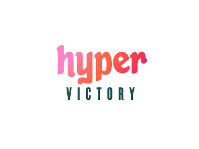 Hypervictory Concept brand design branding design graphic design logo logo design sass sass brand startup startup brand vector