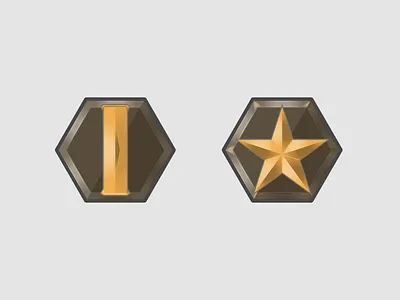 Tier 1 & 2 - Submission Badges S1 achievements badge graphic design military submission svg vector