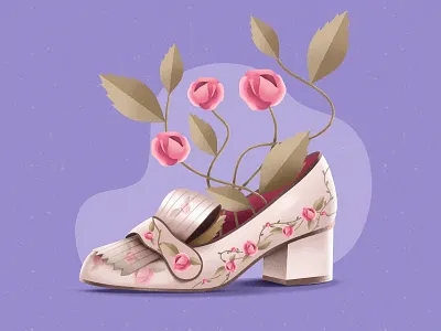 Vintage Loafer 2d abstract adobe adobe illustration adobe photoshop art artwork clean colorful creative design digital art drawing flat graphic design illustration minimal modern simple vector