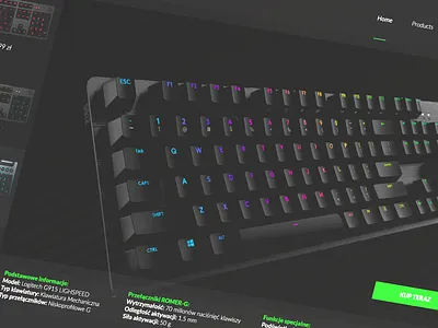 Logitech Keyboard Shop Idea app branding design graphic design ui ux