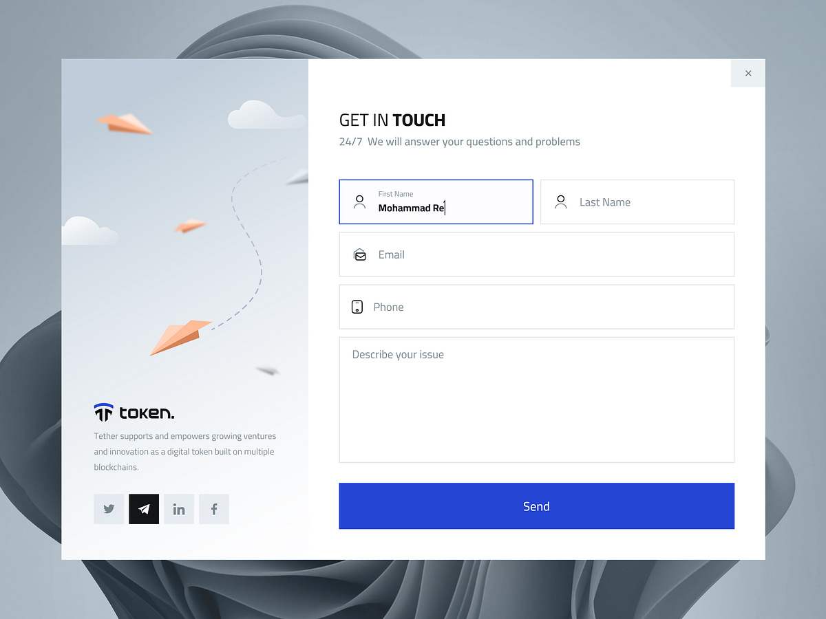 Browse thousands of Contact Us UI Designs For Mobile App images for ...