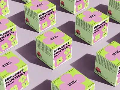 "Bright Fantazy" identity for a care cosmetic branding design graphic design vector