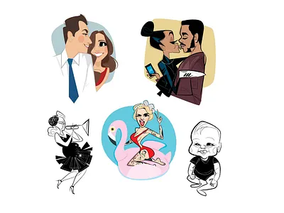 Portrait Art art character character design graphic art illustration illustrator lifestyle recreational art