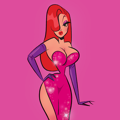 Ms. Rabbit animation character art character design editorial fashion illustration vector