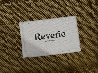 Reverie clothing brand branding design graphic design logo