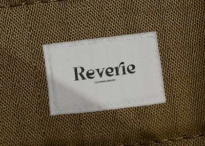 Reverie clothing brand branding design graphic design logo