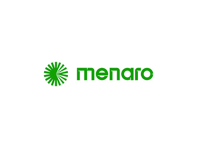 menaro app app logo branding design e commerce graphic design greean icon logo logo design logo mark logos modern logo motion graphics sun sun logo wordmark
