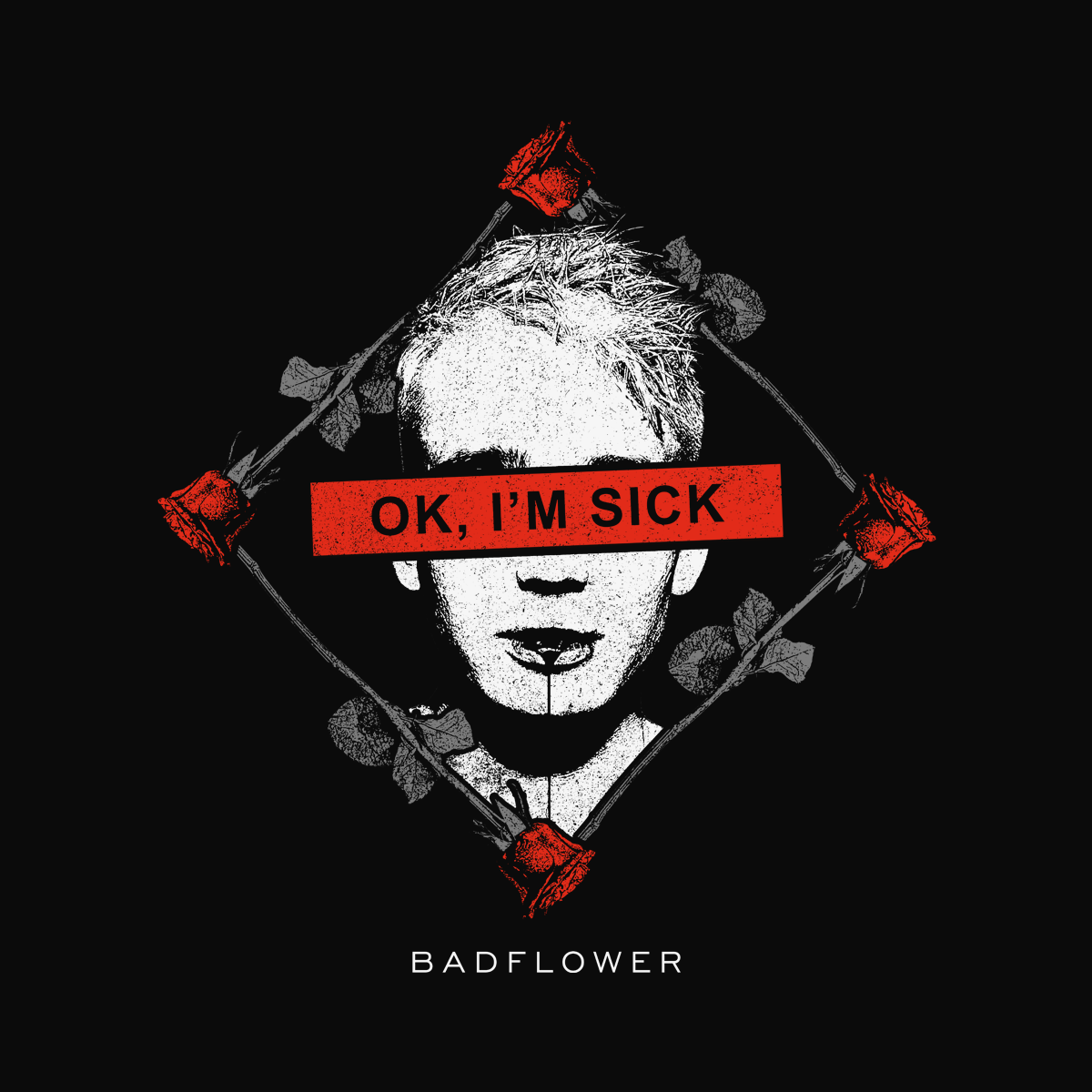 Badflower - Merch Design abstract apparel badflower band merch band merchandise design distress distressed fashion illustration logo merchandise rock shirt streetwear texture tour touring tshirt typography