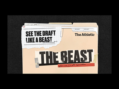 The Beast (NFL Draft) - Video design editorial motion graphics