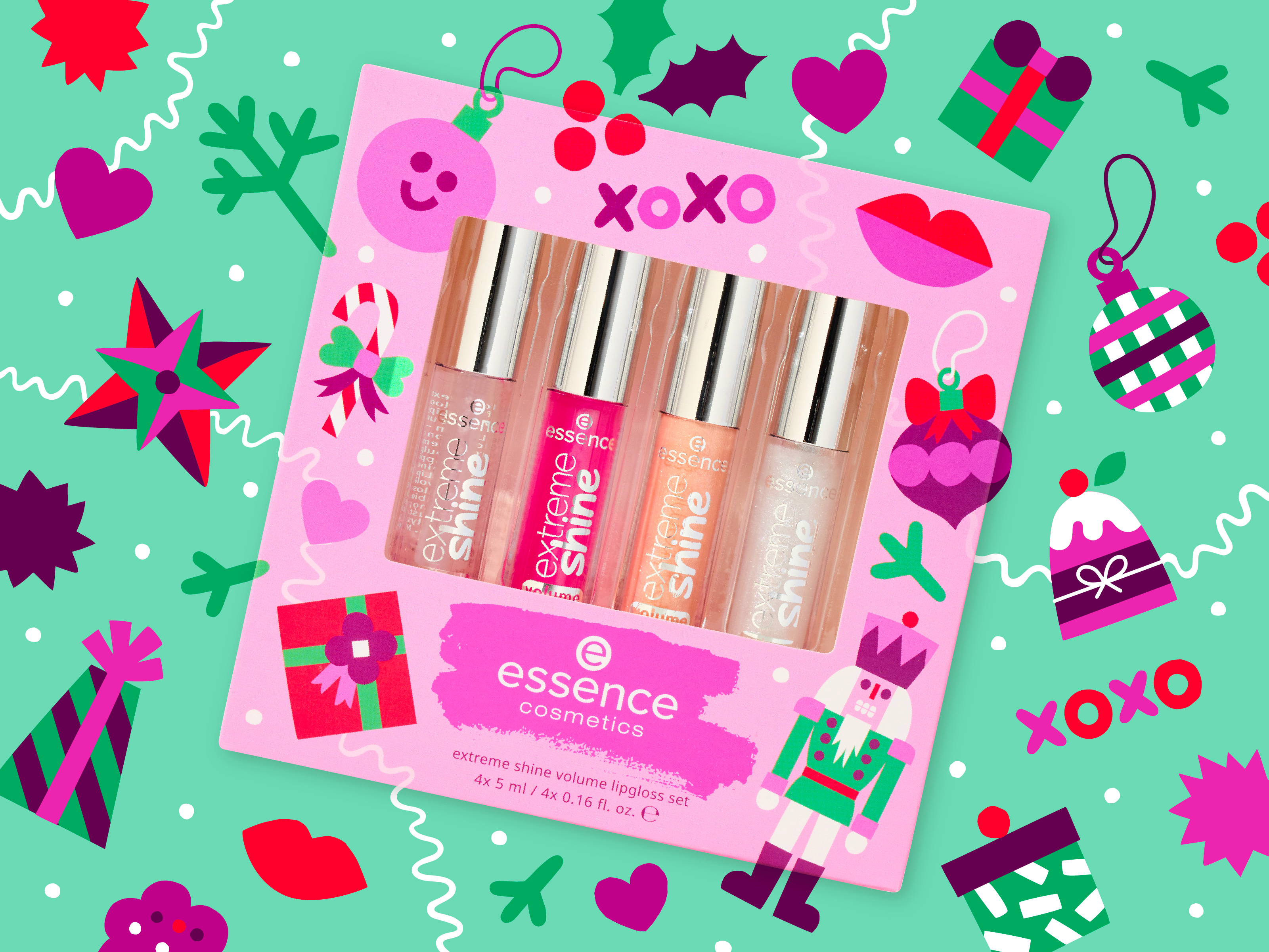 Holiday make-up packaging illustrations beauty christmas illustration colorful cosmetics cute flat color flat illustration flat style illustration kawaii leena kisonen make up make up packaging packaging packaging design scandinavian scandinavian style seasonal
