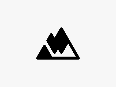 Outerhigh adventure icon logo minimal modern mountain nature outdoor simple