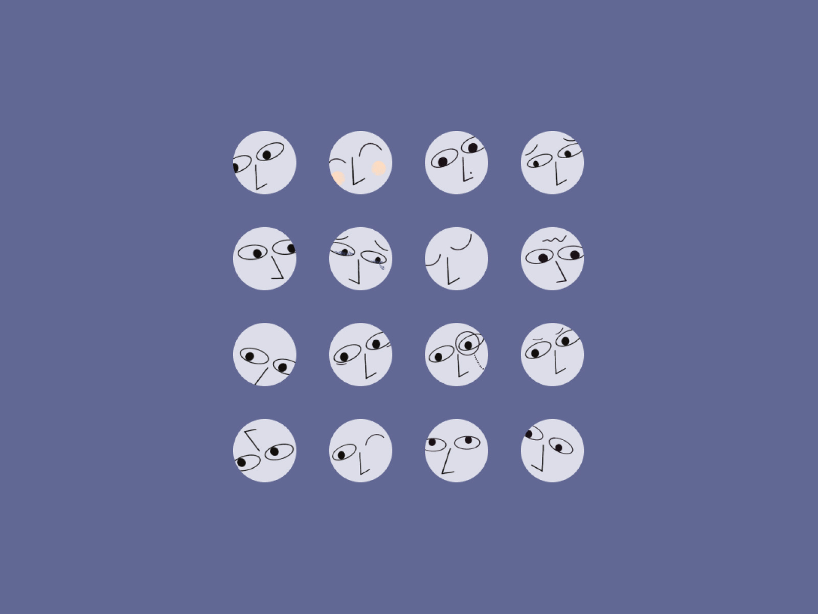 Peeping avatars...and lists! android app app design avatars branding contact list design design system faces illustration ios lists logo mobile mobile design mockups native react native ui ux