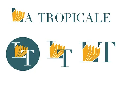 La Tropicale Luxury Hotel Logo branding design graphic design hotel logo logo mark vector