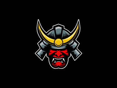 Ronin samurai logo branding graphic design logo
