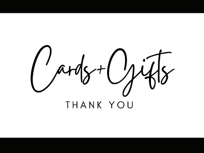 Cards & Gifts Sign Template event graphic design minimalist signage template wedding