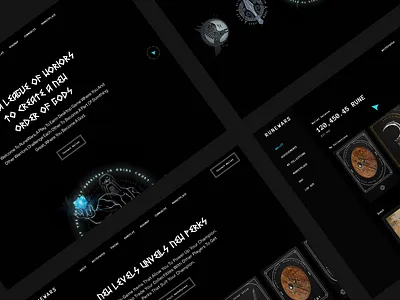 Game UI app design illustration minimal ui ux web website