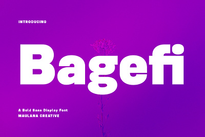 Bagefi Sans Serif Display Font fashion font fonts lettering magazine maulanacreative modern poster sans written