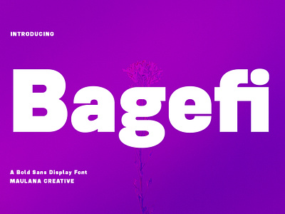 Bagefi Sans Serif Display Font fashion font fonts lettering magazine maulanacreative modern poster sans written