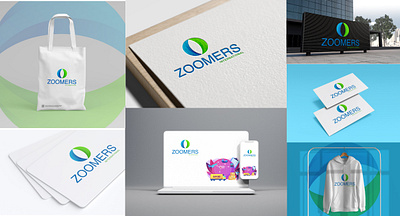 Zoomers International logo branding design graphic design logo