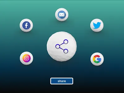 Social Share daily dailyui design ui uidesign