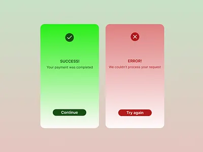 Flash Message daily daily ui 11 dailyui day11 error flash message success ui