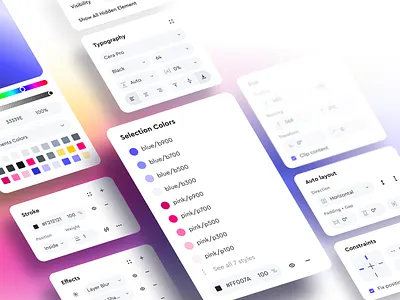 Designo® – App Design for No-Code Prototyping Tool app design color palette color panel design component design panel editor fonts interface interface design landing page no code tool uiux web constructor web design website design