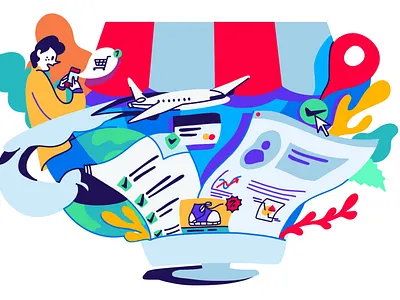 Custom Illustrations & Website Design for Scalefast branding branding through illustrations creative process custom illustrations custom website design design digital marketing graphic design hand drawn illustrations illustration illustration design trend visual storytelling web design process web design trends 2025 wireframing