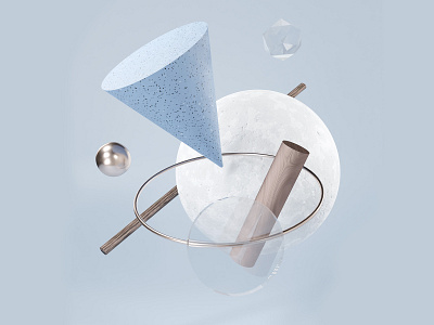 Abstract 3D shapes 3d 3d form 3d shape abstract blender blender cycles branding creative design graphic design illustration logo materials motion graphics personal project render ui