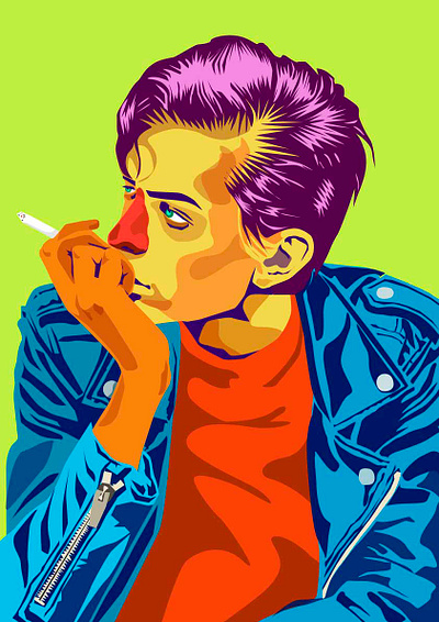 portret1 branding design digital editorial graphic design illustration poster vector