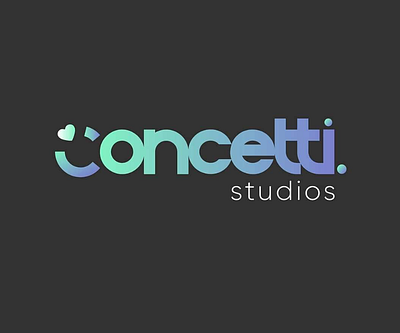 Logo for Concetti Studios app branding design graphic design illustration logo typography ui ux vector