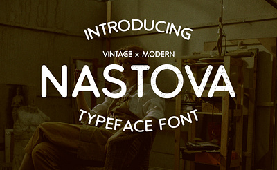 Nastova - Typeface Font abc branding design display fonts handwritten illustration lettering logo ui