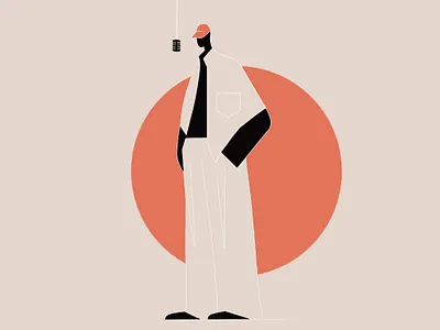 Colors african black character hip hop illustration music rap