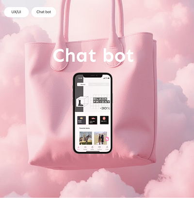 Chat bot for Rendez vous store app figma ui ux