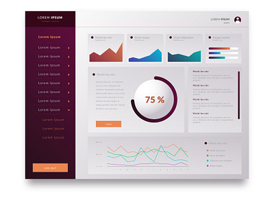 CMS Dashboard UI Design – A Sleek & Interactive Admin Panel branding cms design template