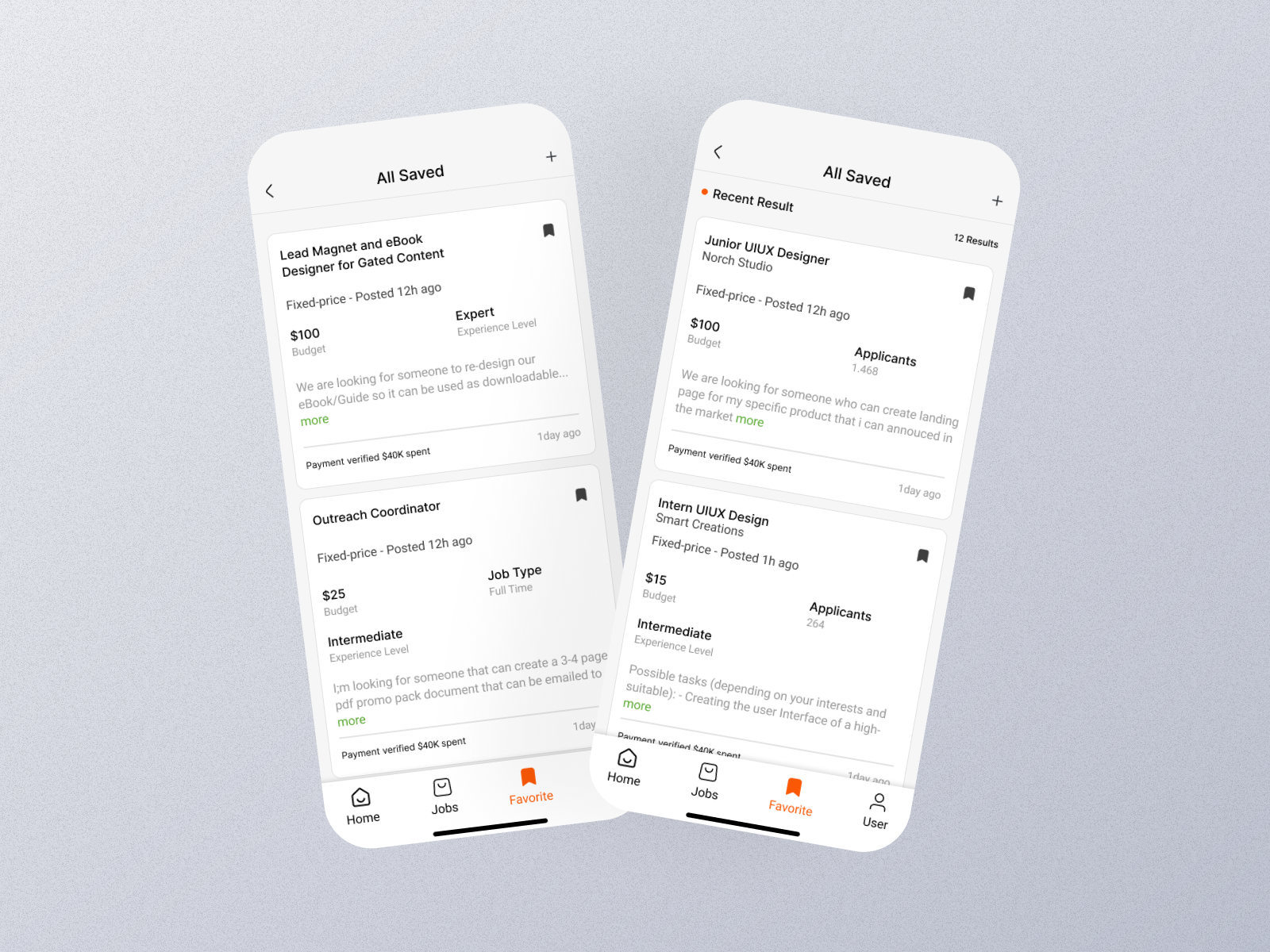 All Saved Mobile App Ui by UI Ants on Dribbble