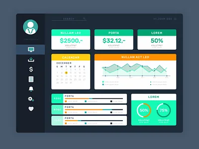 Modern CMS Dashboard UI – A Bold & Intuitive Admin Panel branding cms design template ui