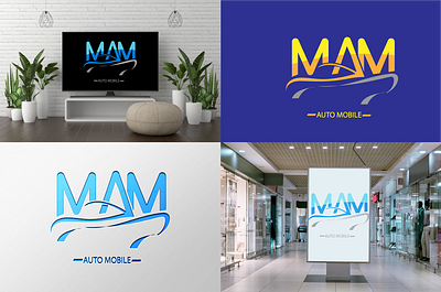 mam logo design graphic design logodesign mockups vector