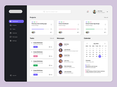 Task Management dashboard dashboarddesign design ui ux