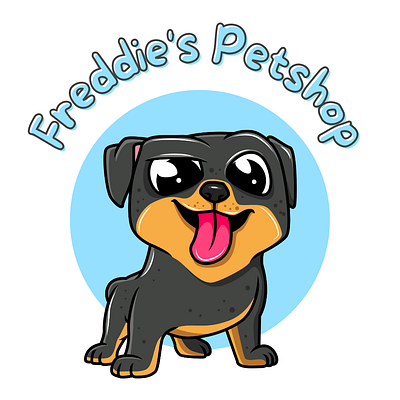 freddies petshop 3d animation branding graphic design logo motion graphics ui