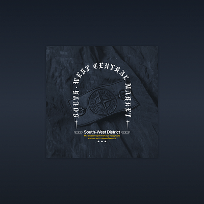 South-West Central Market banner design graphic design logo poster