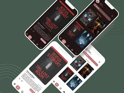 E Book app UI design figma graphic design mobile app ui ux
